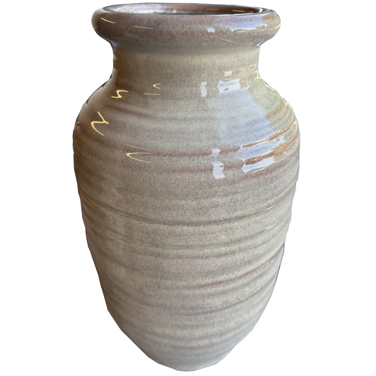 Tall Fluted Vase