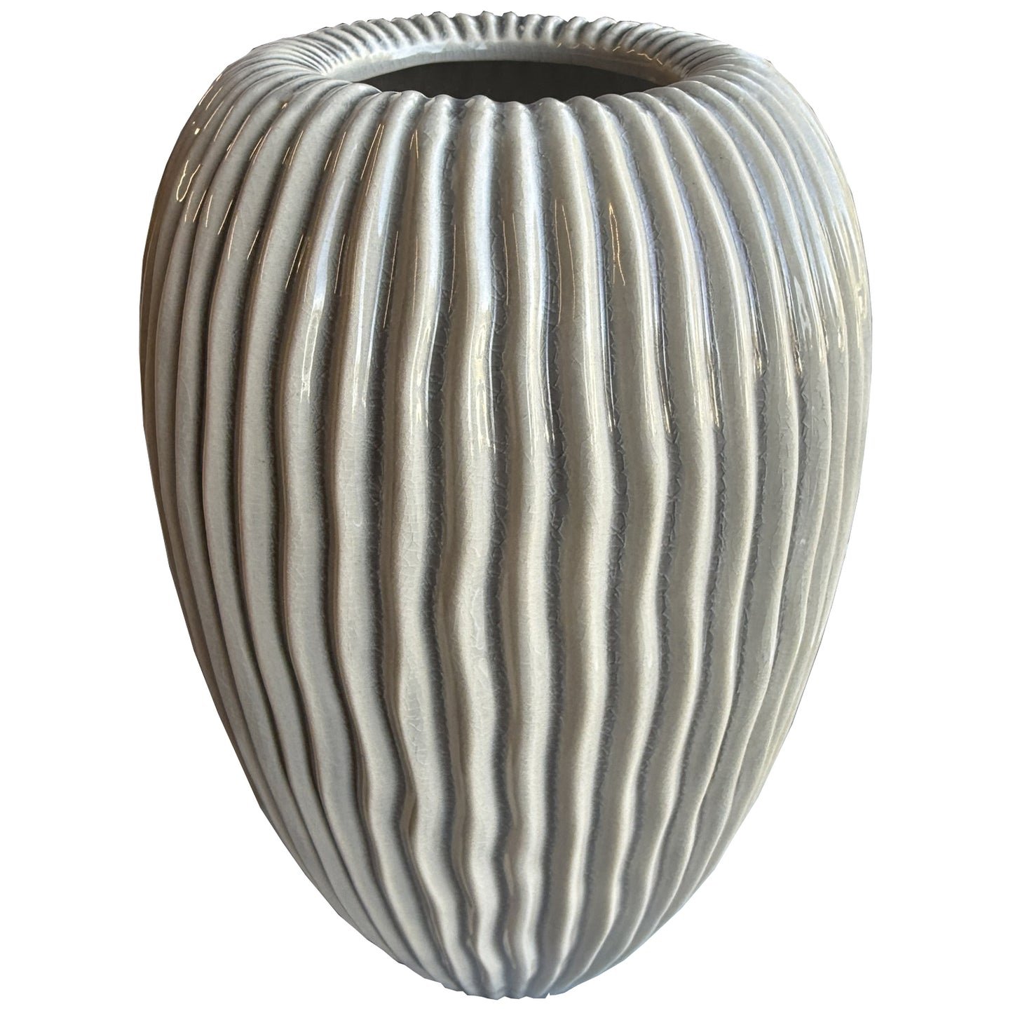 Large Striped Vase