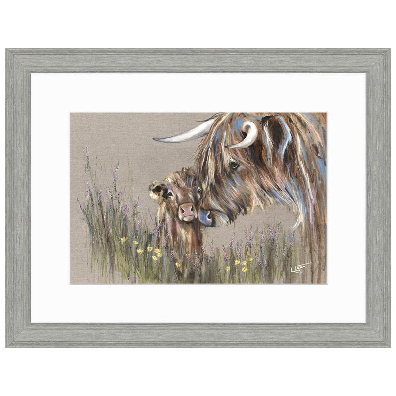 Heather and Buttercup by Louise Luton Framed Picture