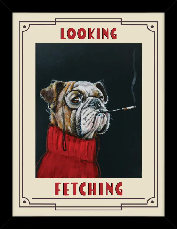 Looking Fetching by Victoria Coleman Framed Picture