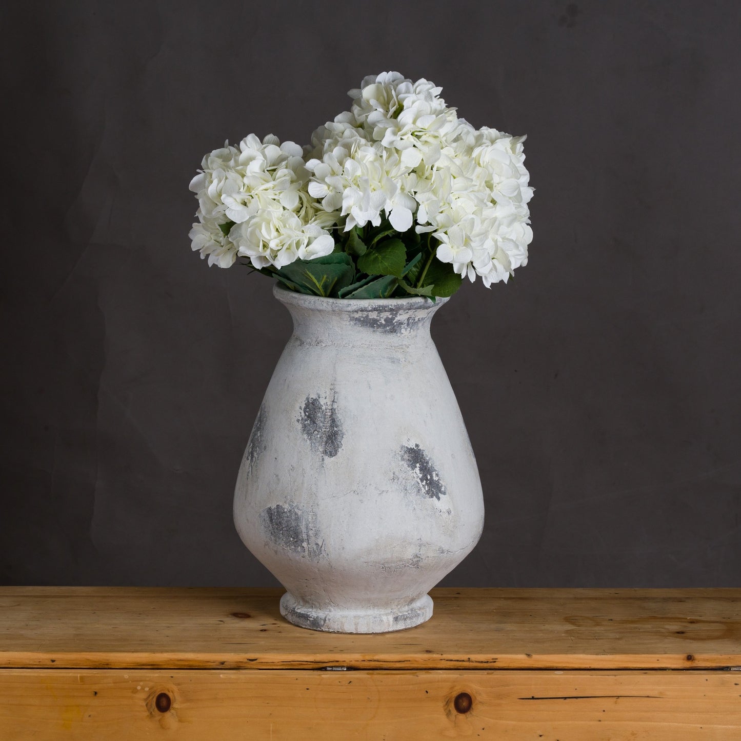 Large Antique White Vase
