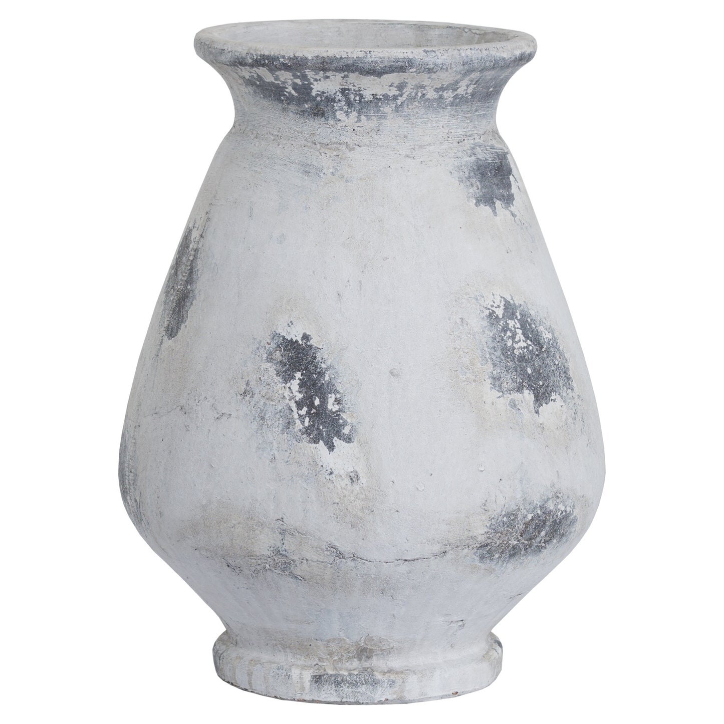 Large Antique White Vase