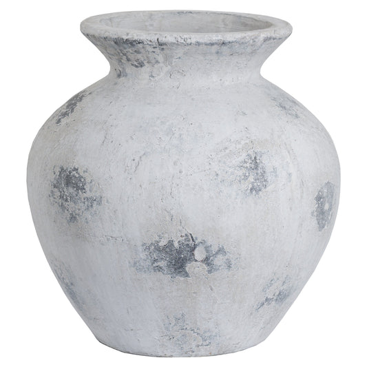 Large Antique White Vase