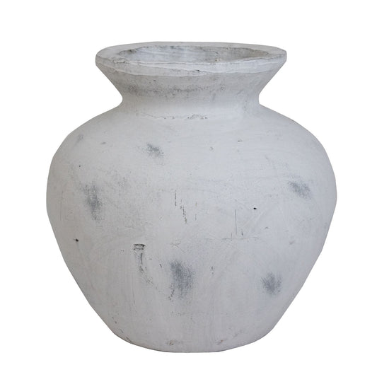 Antique White Vase