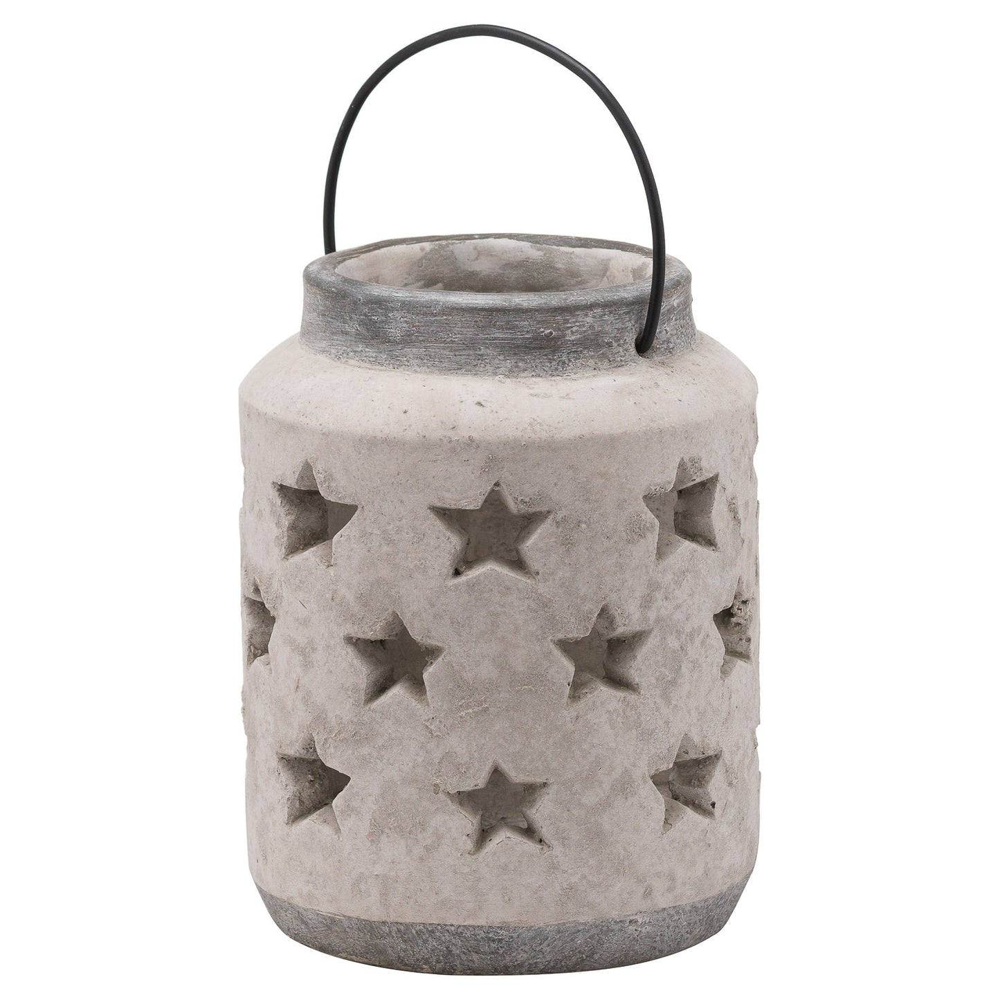 Large Stone Star Lantern