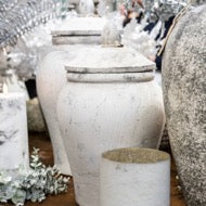 Bloomville Large Stone Ginger Jar