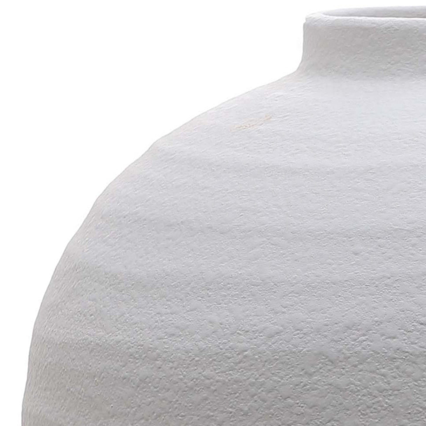 Matt White Ceramic Vase