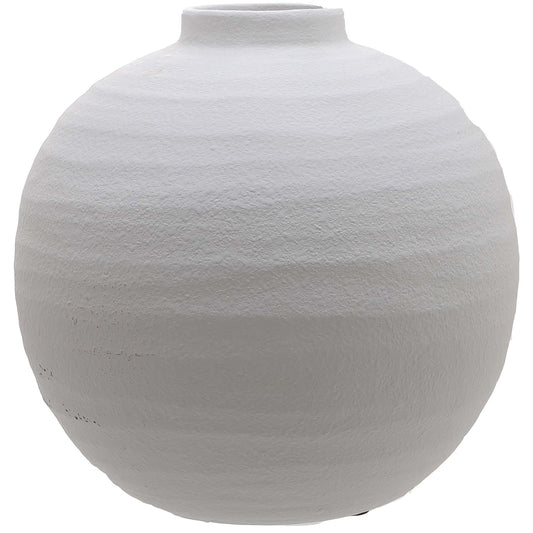 Matt White Ceramic Vase