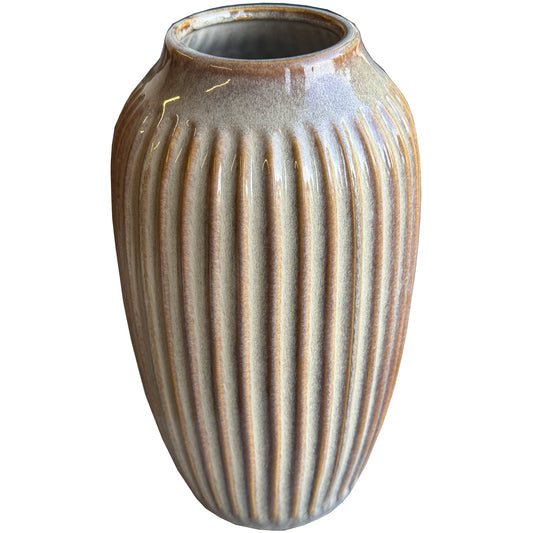 Ribbed Vase