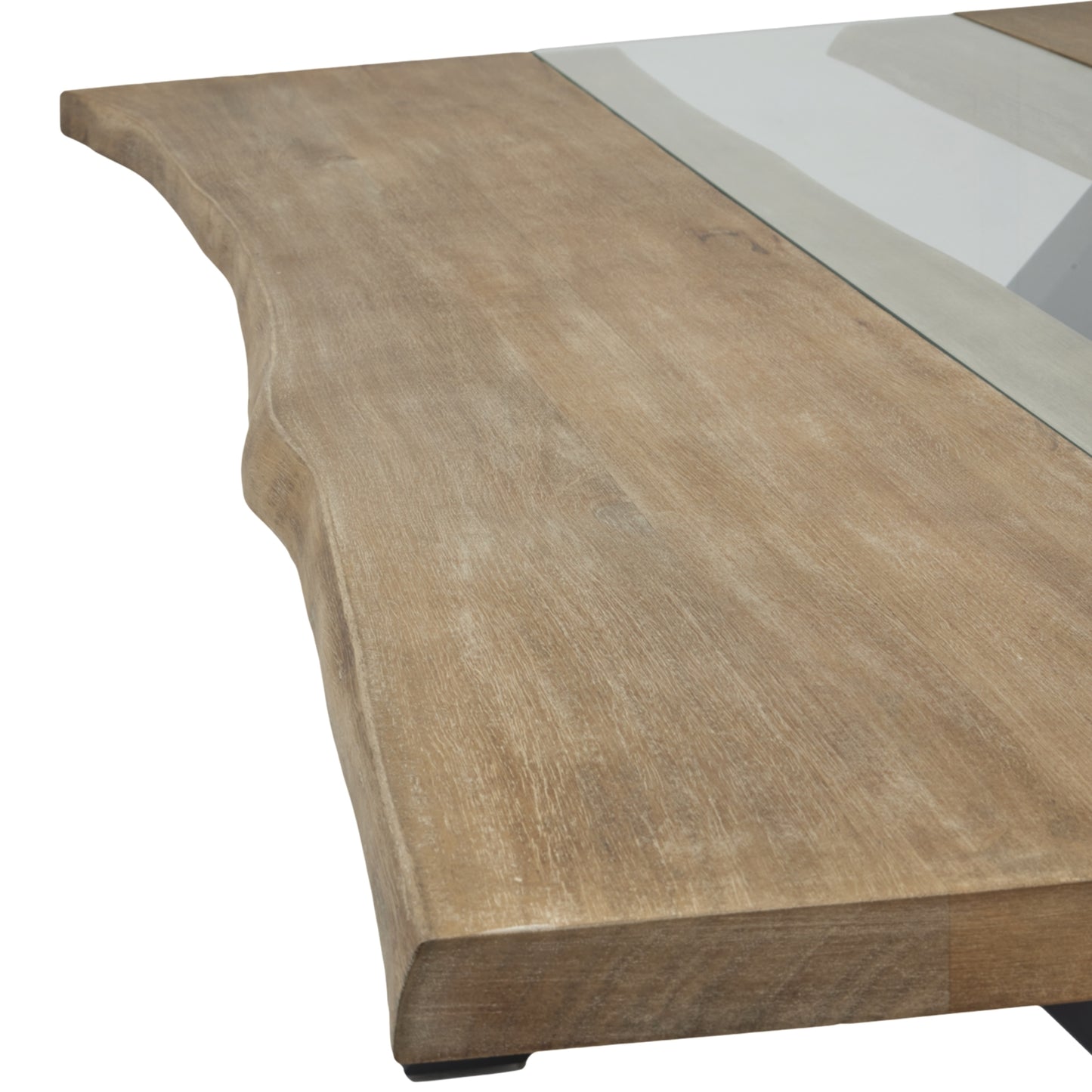 Live Edge Light Acacia River Dining Table
