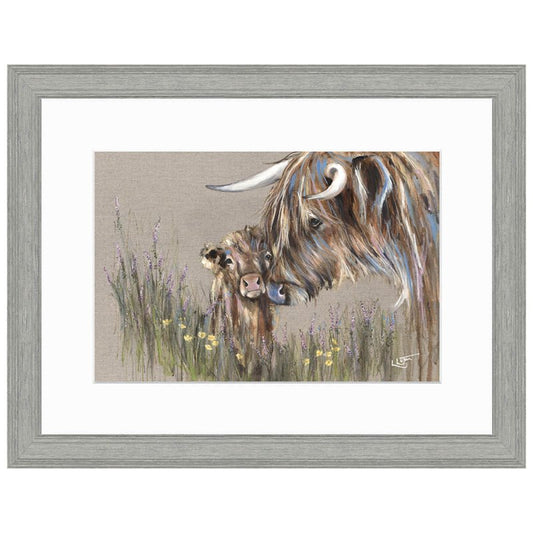Heather and Buttercup by Louise Luton Framed Picture