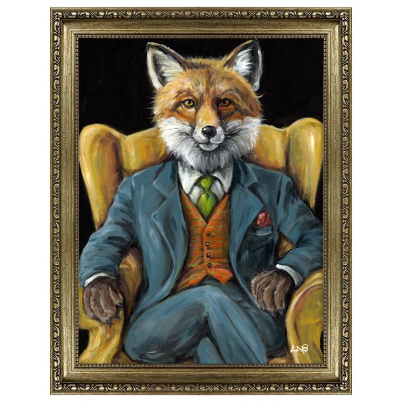 Finnegan Mini by Louise Brown Framed Picture