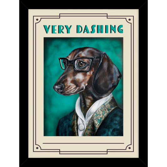 Very Dashing by Victoria Coleman Framed Picture