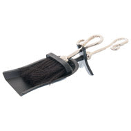 Chrome Crook Handled Hearth Tidy with polished finish and crook handle design