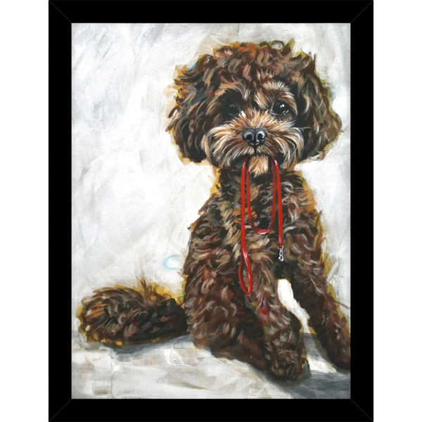 Walkies Time by Victoria Coleman Framed Picture